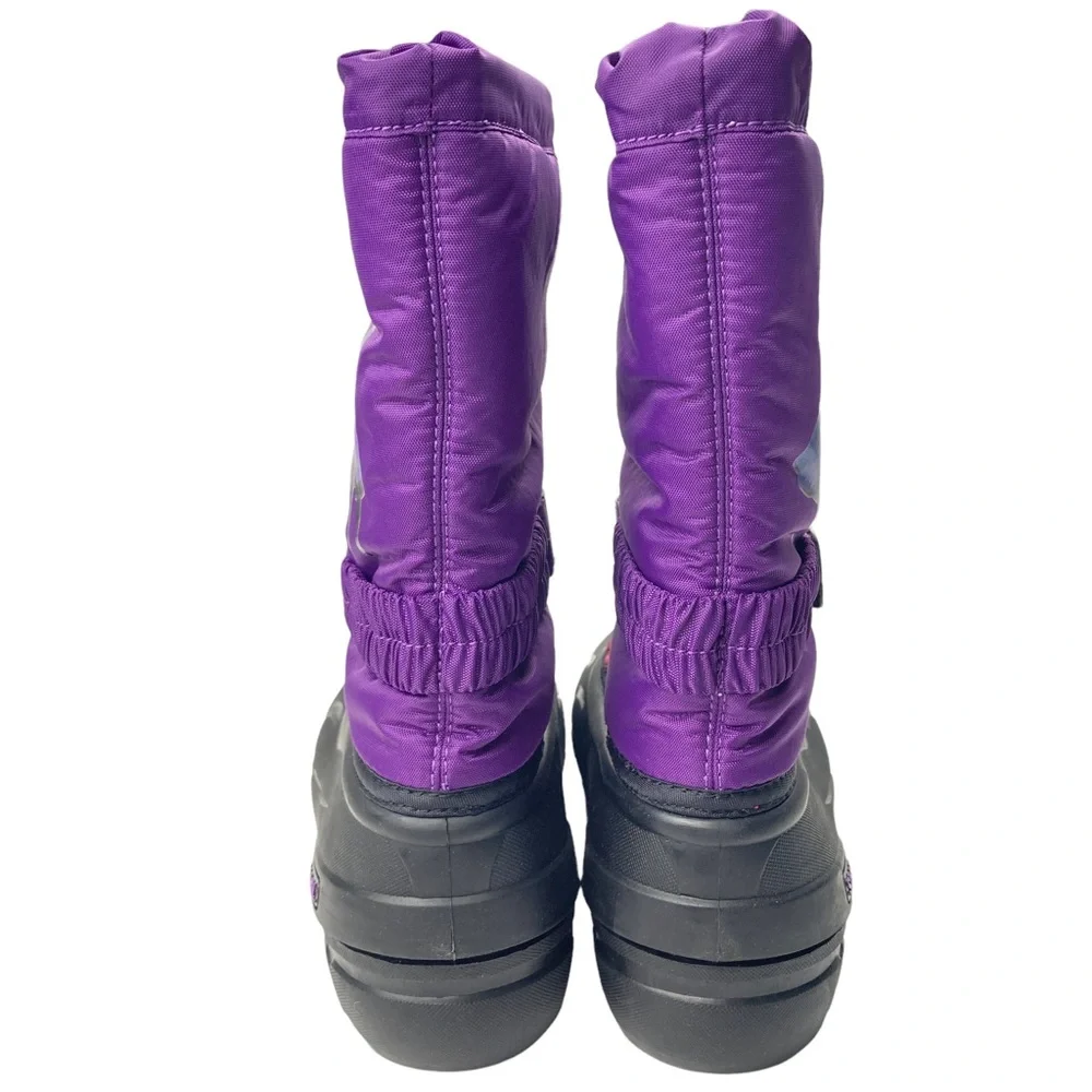 Sorel Disney rain boots toddler Waterproof Little Youth Flurry Frozen 2 PURPLE, - Picture 5 of 13